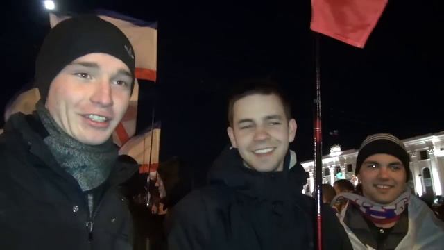 Крым: Мы вернулись домой! За Россию! Референдум. Жители празднуют смотреть онлайн