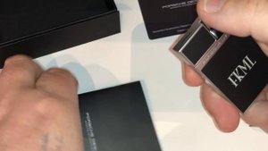 PORSCHE Design Heber Flat Torch Flame P3632 Porsche Lighter UNBOXING