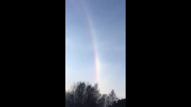 Природная аномалия в преддверии Рождества! (очень редкое явление - Гало)