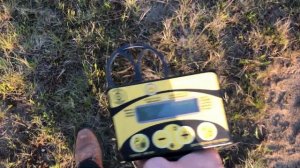 Металлоискатель Хантер 45, поиск в поле