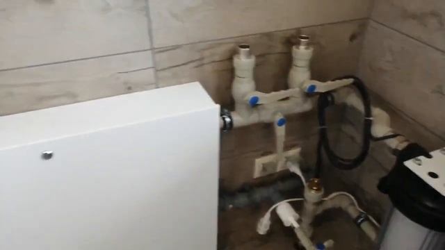 Монтаж котельной в частном доме в Ленинградской области.