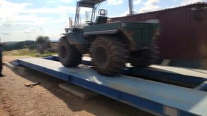 ВЗВЕШИВАЕМ ВЕЗДЕХОД НА ШИНАХ ВИ-3