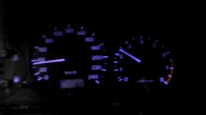 пробный вариант изменения подсветки приборки Mazda 323 f