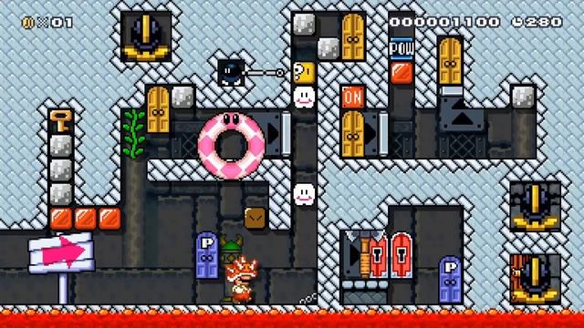 Super Mario Maker 2 Top 6 ONE SCREEN PUZZLE Courses (Switch) - смотреть ...
