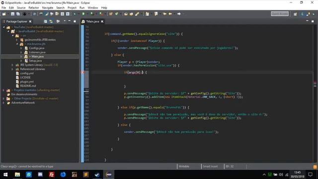 Arrays - Java for Bukkit #11 смотреть онлайн