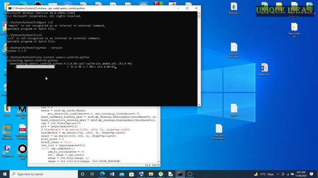 OpenCV2 Error | import cv2 ImportError DLL load failed The specified module could not be found solv