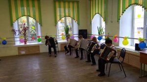 Матросский танец "Яблочко" на аккордеоне