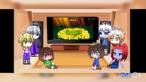 реакция персонажей андертейл на песню "подземная история"