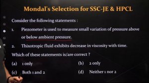 Fluid Mechanics Marathon for SSC, HPCL, DRDO & State Exams part - 5 | S K Mondal (Ex.IES)