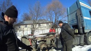 Ремонт подвески даф 95 #даф