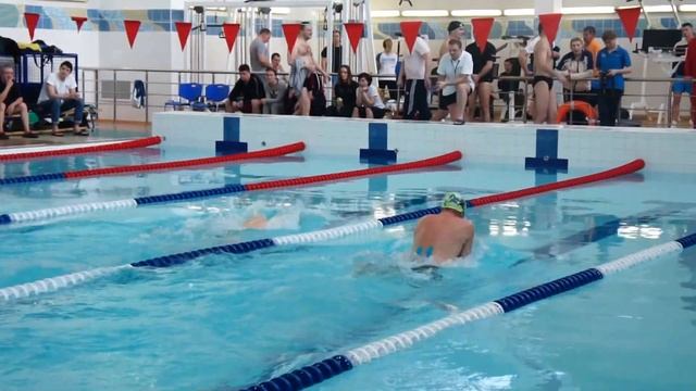 Плавание. Победа Василия Паршина на Чемпионате Санкт-Петербурга 2016! смотреть онлайн
