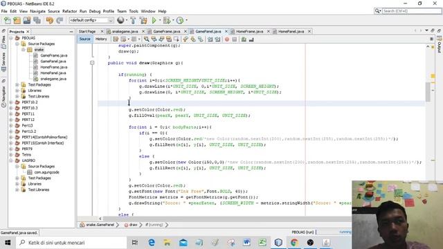 Pemrograman Berorientasi Objek (OOP) " Snake Game " Java Netbeans смотреть онлайн