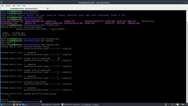 java poo 11 : tableau args смотреть онлайн