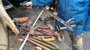 Самодельное приспособление для мойки дна автомобиля