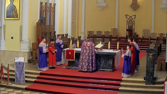 18.02.2024 Божественная Литургия армянского обряда в 15:30 смотреть онлайн