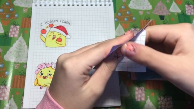 ✨❄️БУМАЖНЫЕ СЮРПРИЗЫ❄️✨/+1 новинка-книжечка?/Новогодняя канцелярия❄️Бумажный край❤️/