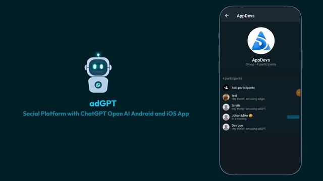 adGPT | Social Platform | ChatGPT | Open AI | Android & iOS | Flutter App