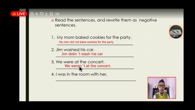 Aula de Inglês 8 ano Simple Past of Regular verbs PT 2 Educarte смотреть онлайн