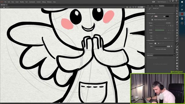 Как нарисовать милого ангела | How to draw a cute angel смотреть онлайн