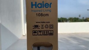 Haier 4k ultra HD TV  #தமிழ் unboxing and impressions  #smarttv #androidtv #unboxing #4k #haier