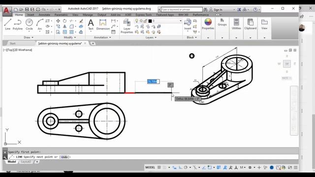 AutoCAD Dersleri 18: Görünüş Uygulama 2.1 смотреть онлайн