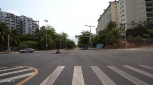 Sanya 4K - Drive on Xincheng Rd in Tianya Distrct - Hainan - China 中国海南省三亚市新城路驾驶视频