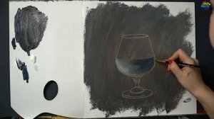 Секреты рисования стеклянных предметов. Художник Надежда Ильина