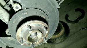 Замена задних ступечные подшибников на Шевроле Каптива