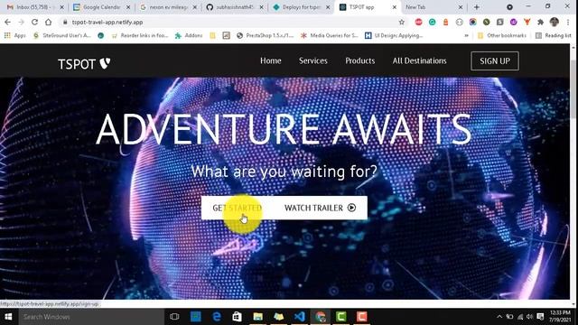 Travel React App made using React Functional Component, hooks, reactstrap, Material UI and API