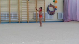 Моё ПЕРВОЕ выступление по художественной гимнастике