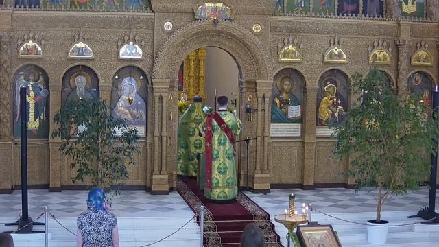 04.06.2023г. ДЕНЬ СВЯТОЙ ТРОИЦЫ; ПЯТИДЕСЯТНИЦА Великая вечерня в Феодоровском соборе смотреть онлайн