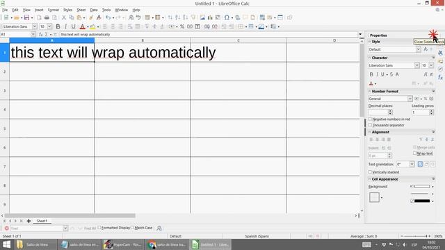 How to insert a line break in LibreOffice Calc. How to add a new line in the same cell. OpenOffice. смотреть онлайн