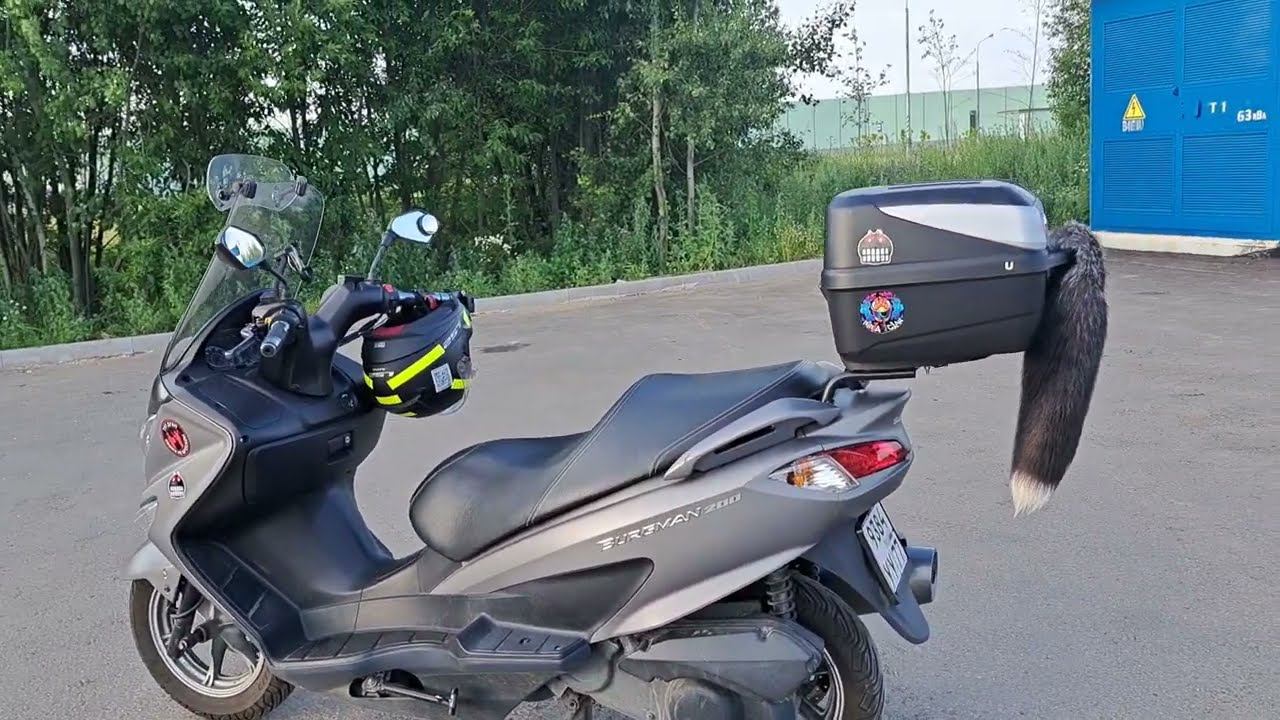 Suzuki Burgman 200 Обзор и опыт эксплуатации скутера