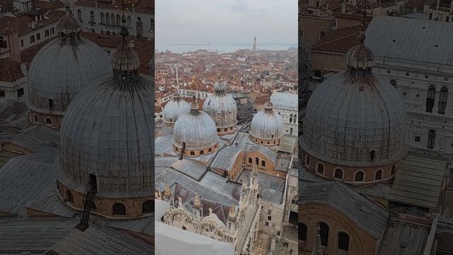 Венеция - Venice - Venezia - с высоты птичьего полёта (Колокольня Сан Марко)  #shorts