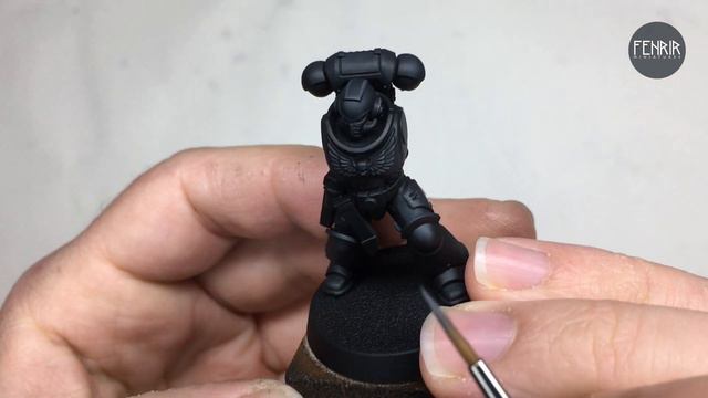 How to paint: Black Armour on Primaris Intercessor смотреть онлайн