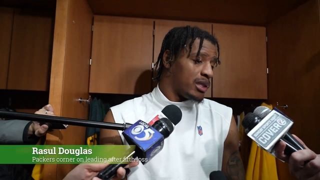 Rasul Douglas postgame after Green Bay Packers game to Vikings: "I gotta find better ways to lead."