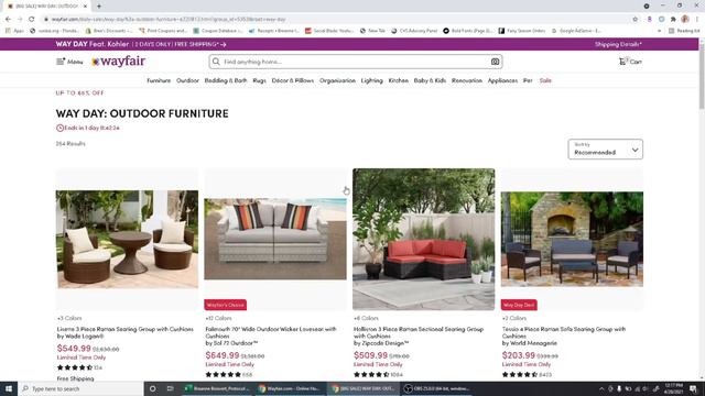 Wayfair Day Video & Giveaway! WAYDAY! 4/28-29/2021 Get 10% OFF COUPON!