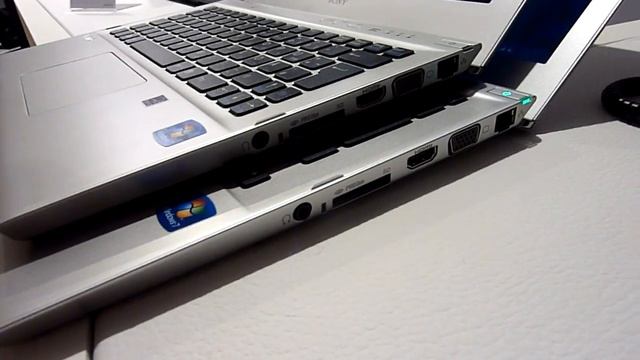 Sony Vaio T11 vs. Sony Vaio T13 Ultrabook Comparison смотреть онлайн