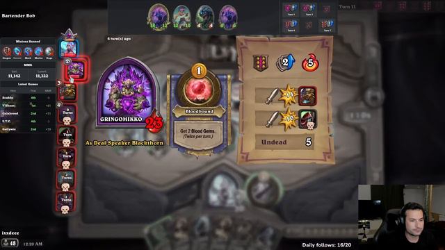 Admiral Eliza Goreblabe With Motley Phalanx: Pretty Good! | Hearthstone Battlegrounds смотреть онлайн