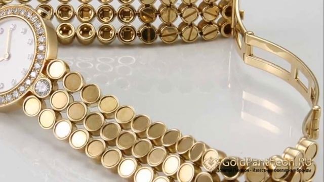 Женские золотые часы с бриллиантами Harry Winston 2787