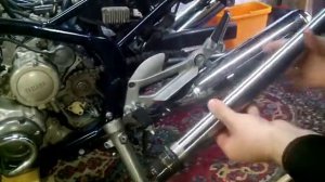 Ремонт передней вилки мотоцикла Yamaha Diversion XJ 400 - Разборка!
