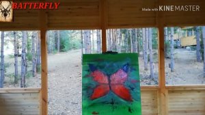 Рисую бабочку