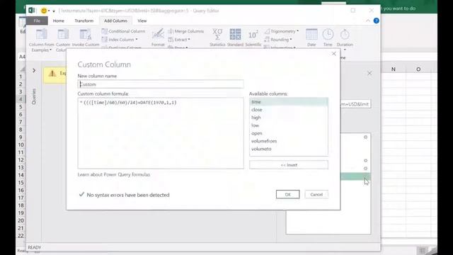 Adding a Custom Column to Excel Power Query смотреть онлайн