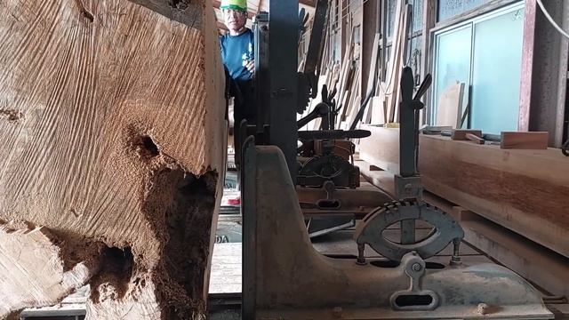 #54　樹齢二百年、根元が腐って洞になっている「イタジイ」をさばく！！　危機一髪！！製材中に洞から可愛い“ネズミ”が飛び出してきました！！！（15:40~） смотреть онлайн