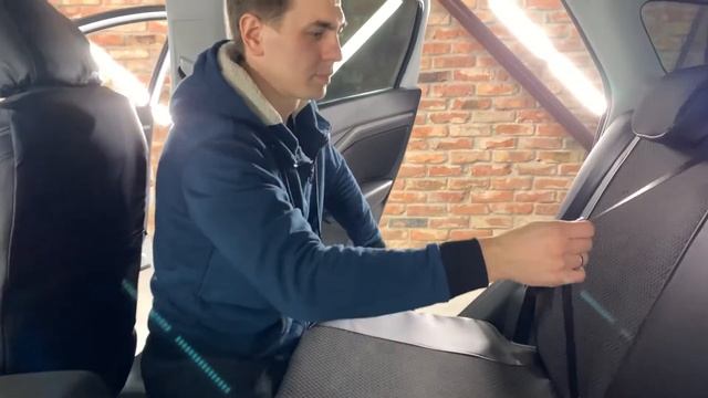 Авточехлы Антекс "Стандарт" жаккард+экокожа смотреть онлайн