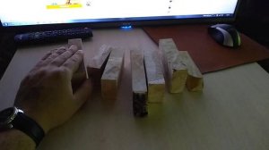 Быстрая сушка древесины.Сувель бруски для рукояти ножа.