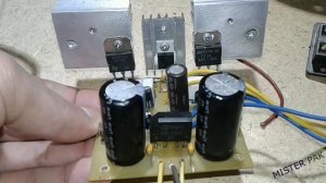 Усилитель на 150w работает на Darlington TIP142 TIP147
