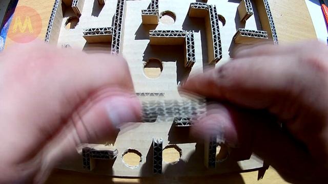 Настолка ЛАБИРИНТ своими руками из картона
