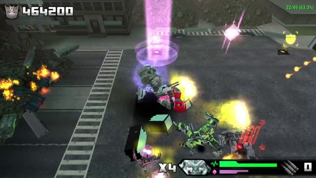 Transformers Revenge Of The Fallen PSP Часть 7 Восточное Побережье/Босс Оптимус Прайм