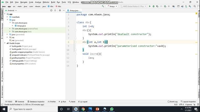 Constructor in java